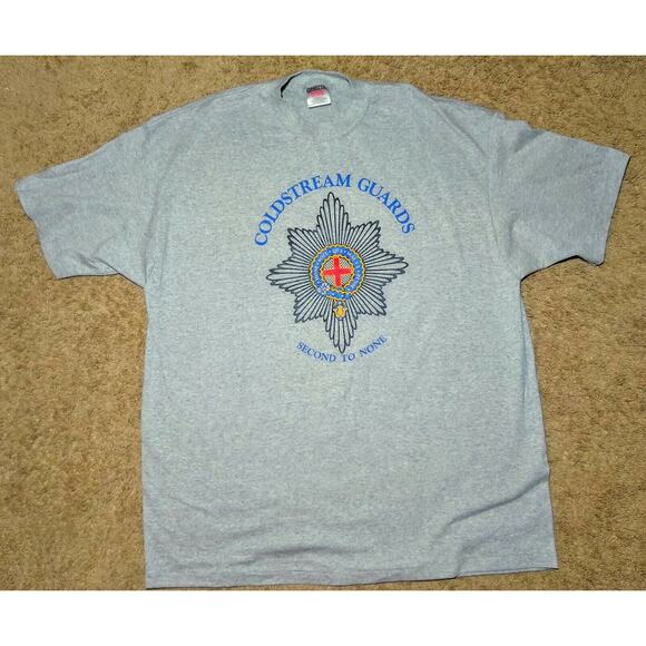 Grenadier Coldstream Guards Military British Army Vintage Single Stitch T-Shirt - Picture 8 of 9